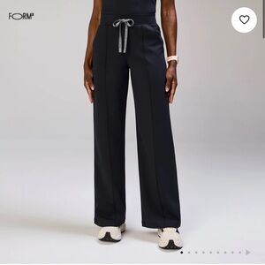 Figs High Waisted Salina FORMx Wide Leg Scrub Pants (Small, Tall)